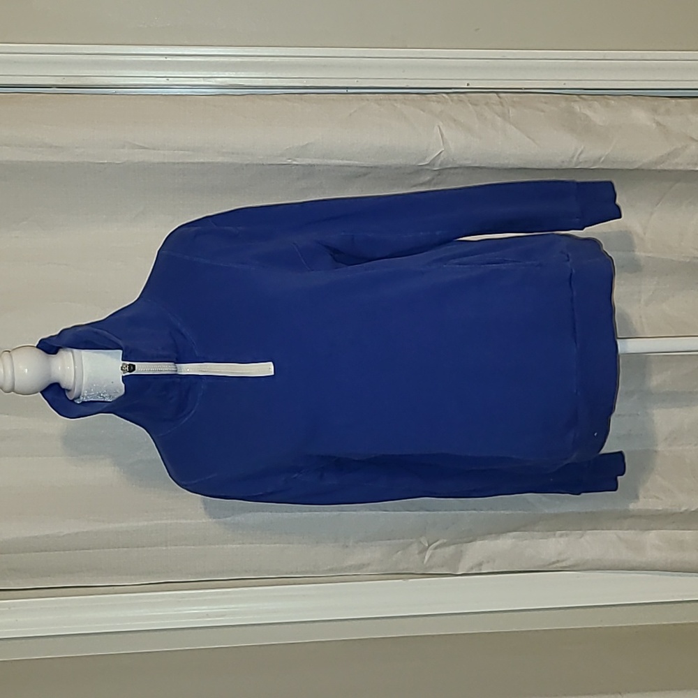 Blue Fabletics Turtleneck Quarter Zip Size XS